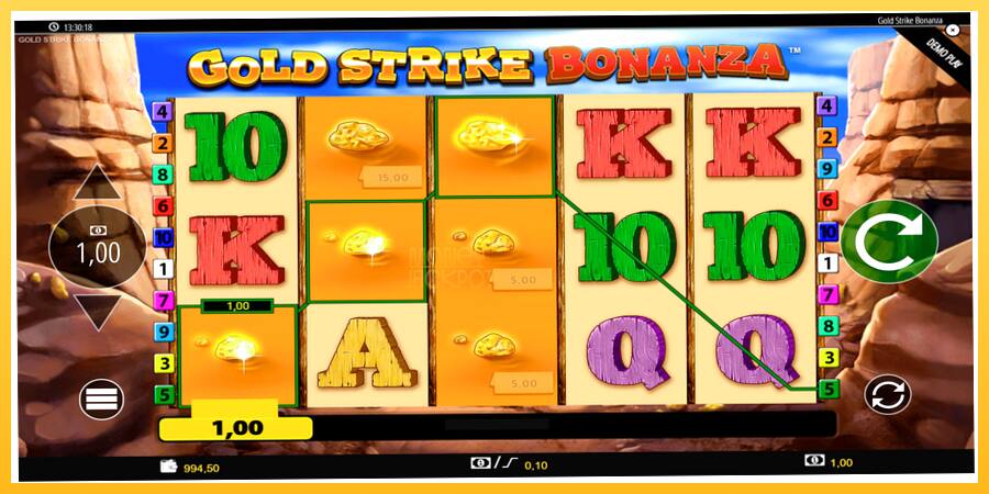 Игровой аппарат Gold Strike Bonanza - игра на реальные деньги, картинка 3