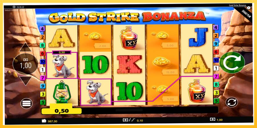 Игровой аппарат Gold Strike Bonanza - игра на реальные деньги, картинка 6