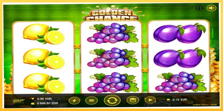 Игровой аппарат Golden Chance - игра на реальные деньги, картинка 1