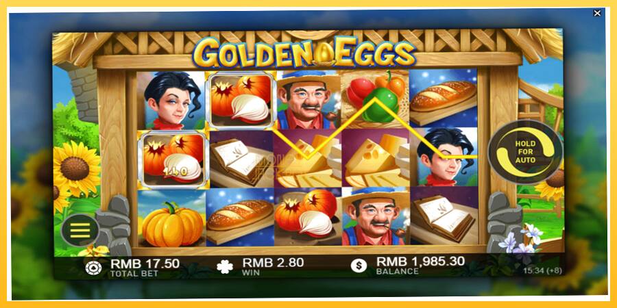 Игровой аппарат Golden Eggs - игра на реальные деньги, картинка 3