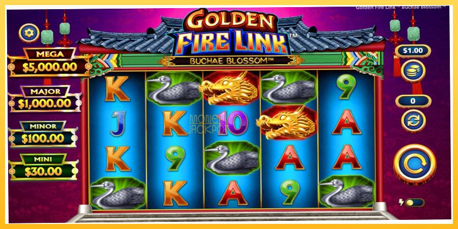 Игровой аппарат Golden Fire Link Buchae Blossom - игра на реальные деньги, картинка 1