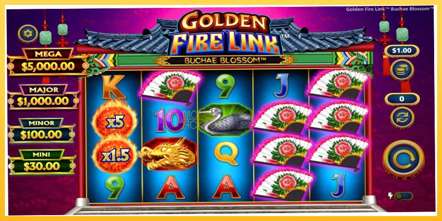 Игровой аппарат Golden Fire Link Buchae Blossom - игра на реальные деньги, картинка 2