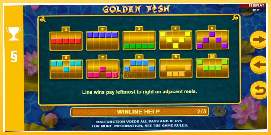 Игровой аппарат Golden Fish - игра на реальные деньги, картинка 6