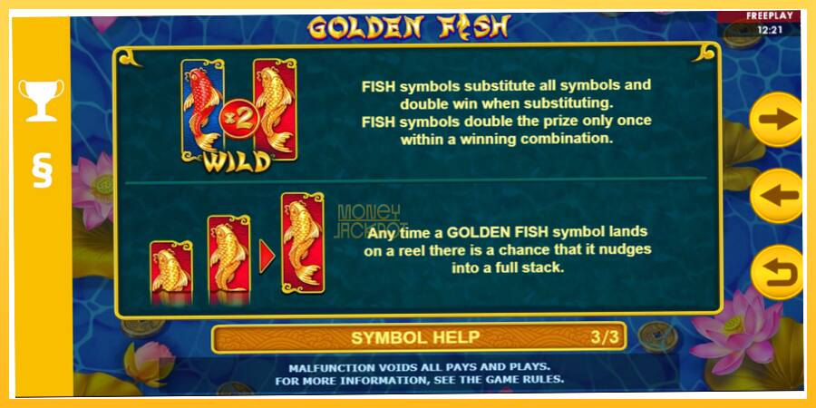 Игровой аппарат Golden Fish - игра на реальные деньги, картинка 7