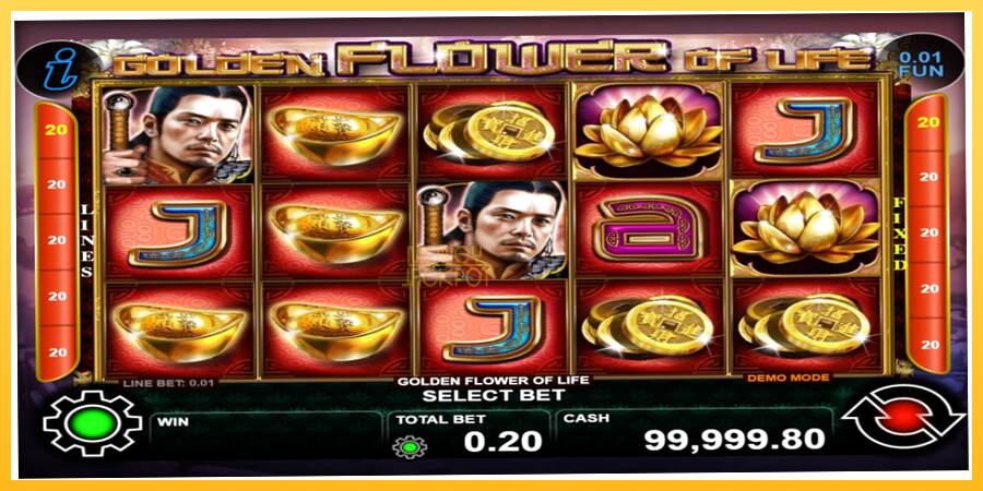 Игровой аппарат Golden Flower of Life - игра на реальные деньги, картинка 1