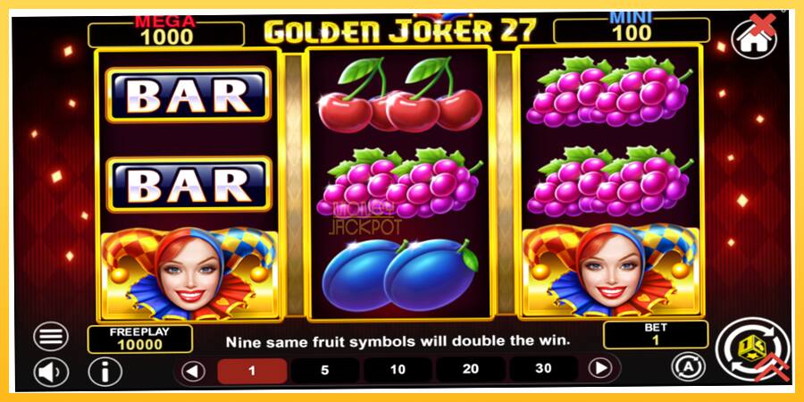 Игровой аппарат Golden Joker 27 Hold & Win - игра на реальные деньги, картинка 2