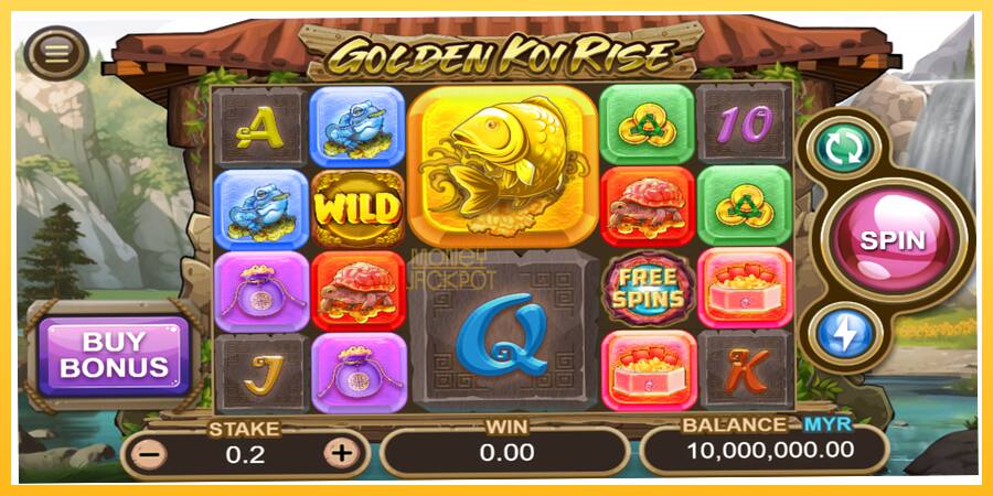 Игровой аппарат Golden Koi Rise - игра на реальные деньги, картинка 2