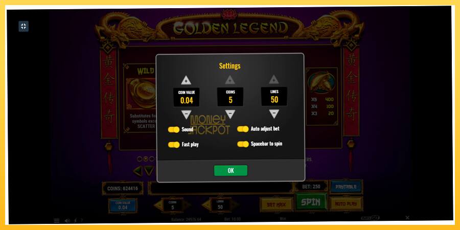 Игровой аппарат Golden Legend - игра на реальные деньги, картинка 8