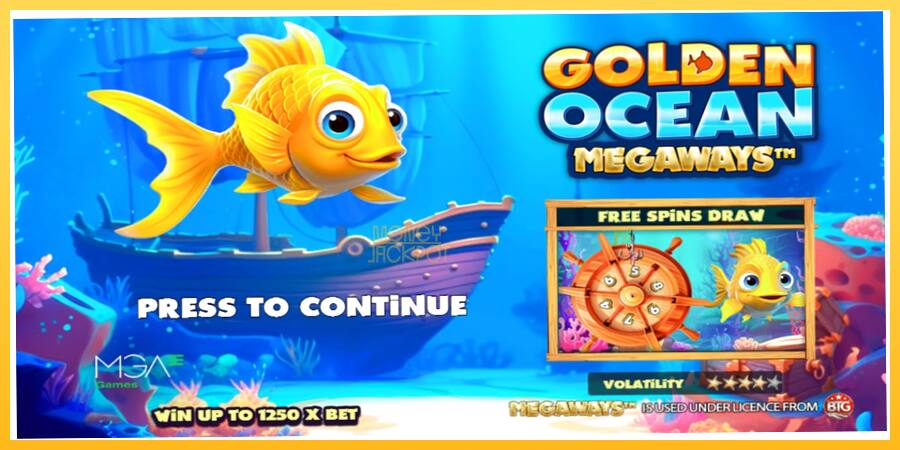 Игровой аппарат Golden Ocean Megaways - игра на реальные деньги, картинка 1