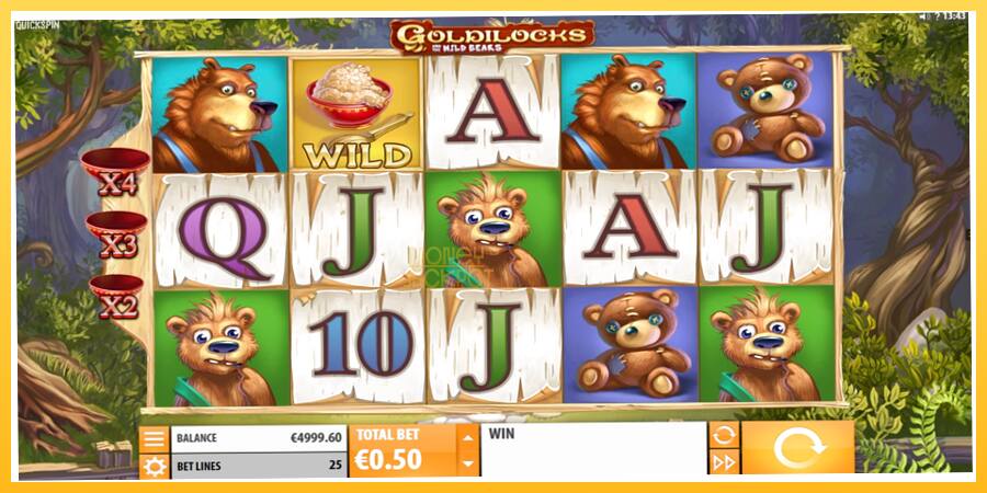 Игровой аппарат Goldilocks and the Wild Bears - игра на реальные деньги, картинка 2