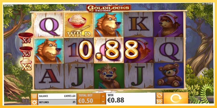 Игровой аппарат Goldilocks and the Wild Bears - игра на реальные деньги, картинка 3