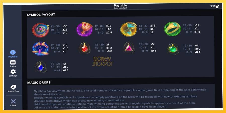 Игровой аппарат Good Luck Spell - игра на реальные деньги, картинка 5