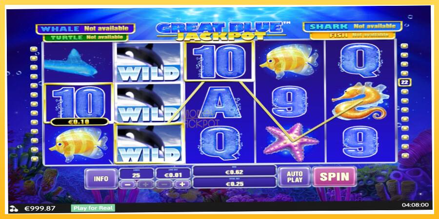 Игровой аппарат Great Blue Jackpot - игра на реальные деньги, картинка 3