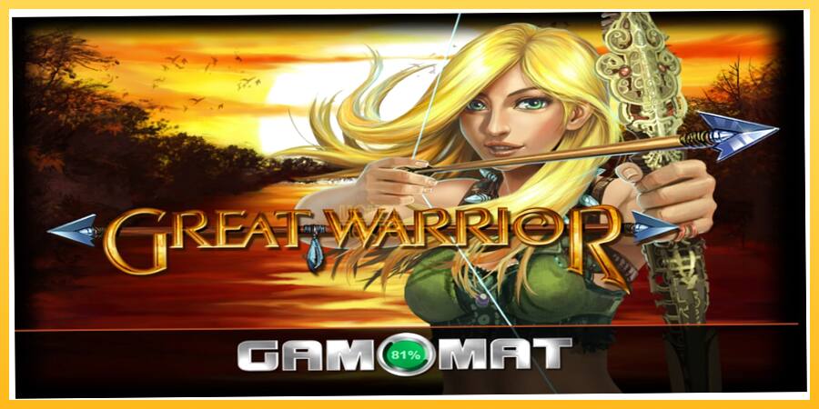 Игровой аппарат Great Warrior - игра на реальные деньги, картинка 1