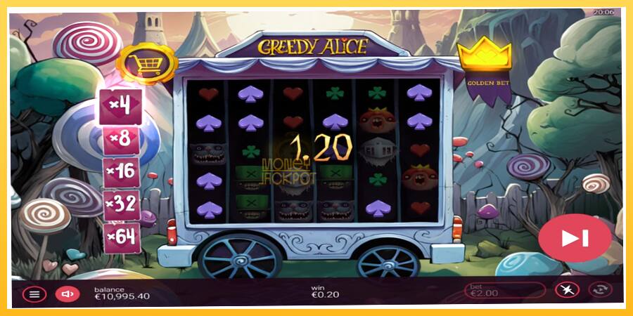 Игровой аппарат Greedy Alice - игра на реальные деньги, картинка 3