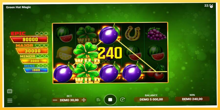 Игровой аппарат Green Hat Magic - игра на реальные деньги, картинка 3