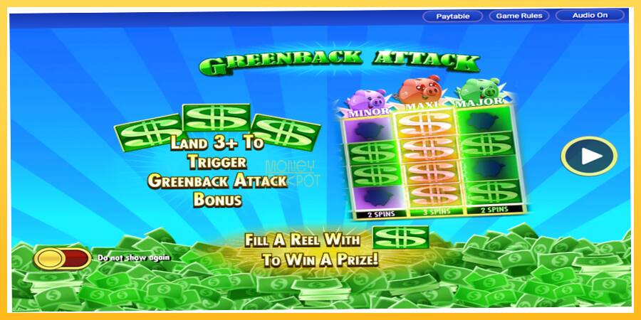 Игровой аппарат Greenback Attack - игра на реальные деньги, картинка 4