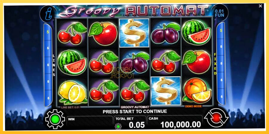 Игровой аппарат Groovy Automat - игра на реальные деньги, картинка 1