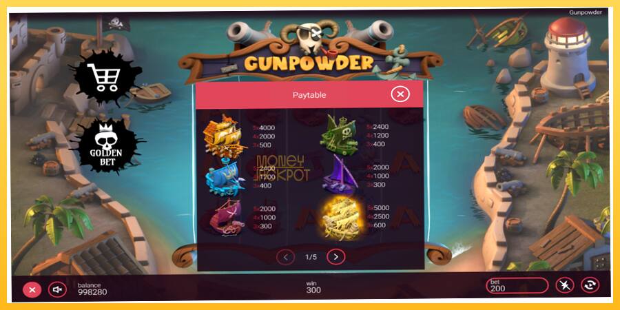 Игровой аппарат Gunpowder - игра на реальные деньги, картинка 5