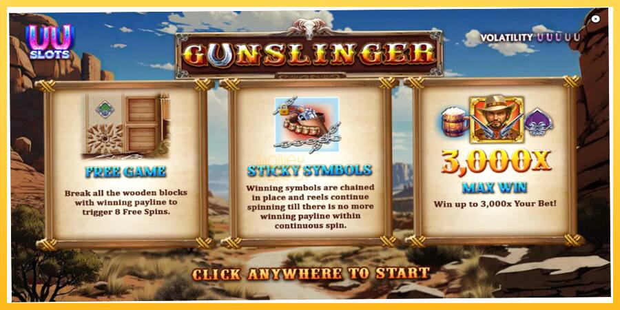 Игровой аппарат Gunslinger - игра на реальные деньги, картинка 1