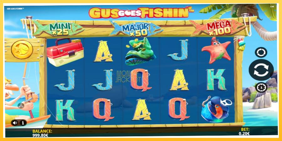 Игровой аппарат Gus Goes Fishin - игра на реальные деньги, картинка 2