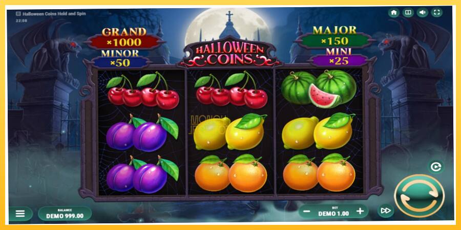 Игровой аппарат Halloween Coins Hold and Spin - игра на реальные деньги, картинка 2