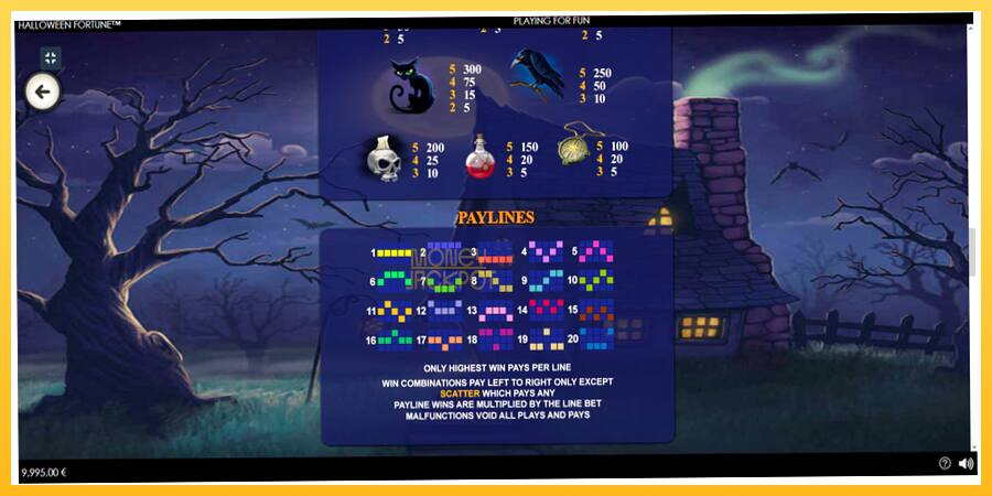 Игровой аппарат Halloween Fortune - игра на реальные деньги, картинка 7