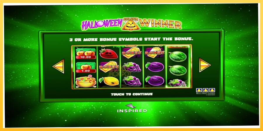 Игровой аппарат Halloween Golden Winner - игра на реальные деньги, картинка 1