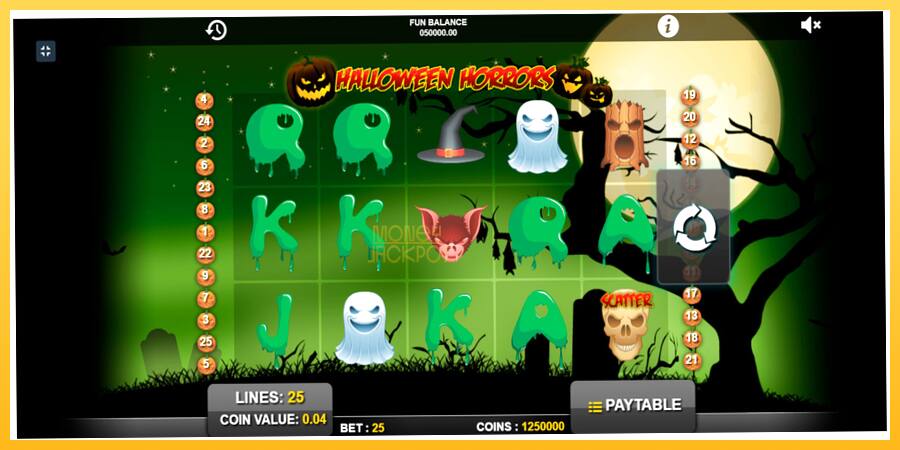 Игровой аппарат Halloween Horrors - игра на реальные деньги, картинка 1