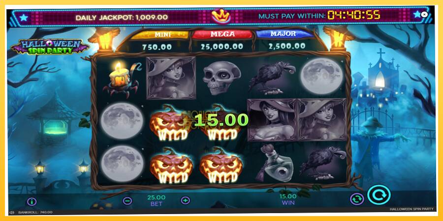 Игровой аппарат Halloween Spin Party - игра на реальные деньги, картинка 5