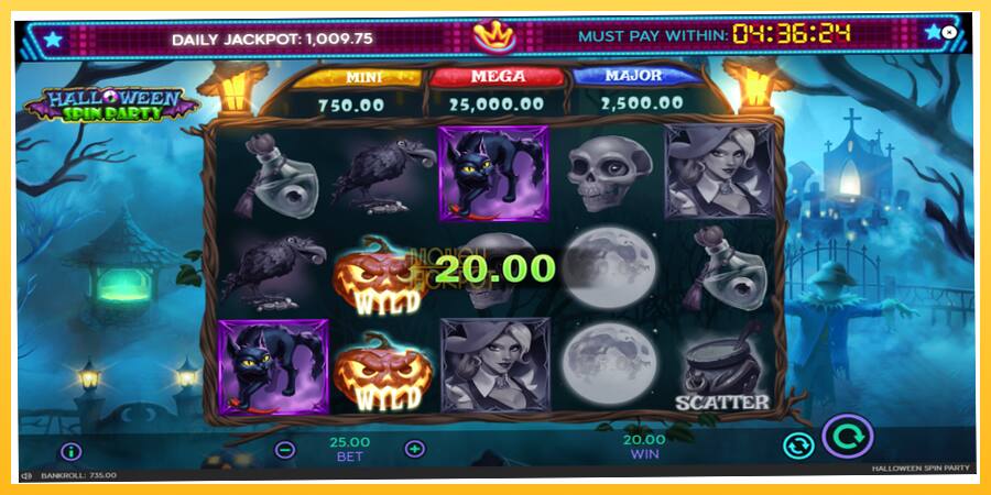 Игровой аппарат Halloween Spin Party - игра на реальные деньги, картинка 6