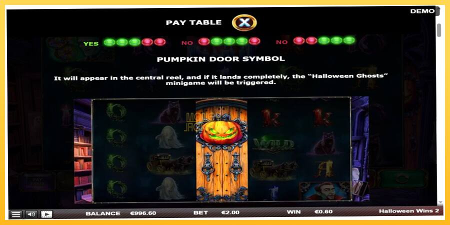 Игровой аппарат Halloween Wins 2 - игра на реальные деньги, картинка 5