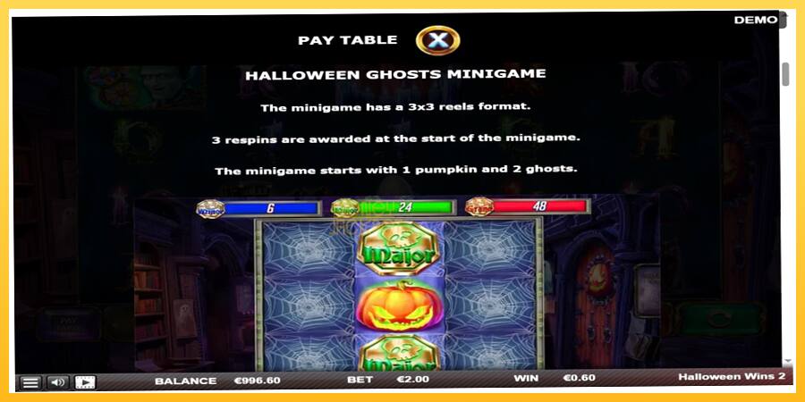 Игровой аппарат Halloween Wins 2 - игра на реальные деньги, картинка 6