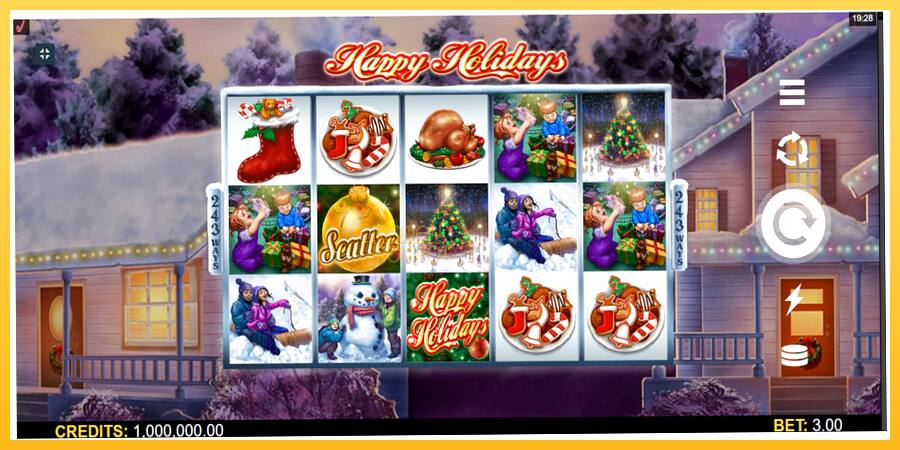 Игровой аппарат Happy Holidays - игра на реальные деньги, картинка 1