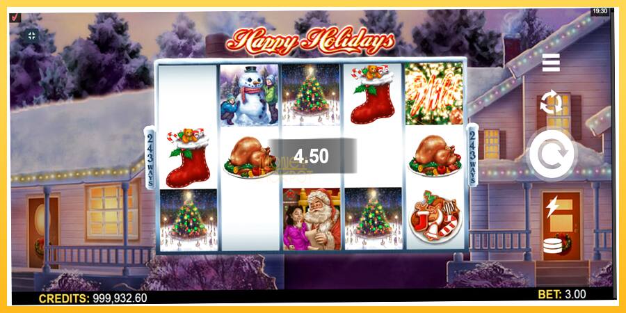 Игровой аппарат Happy Holidays - игра на реальные деньги, картинка 3