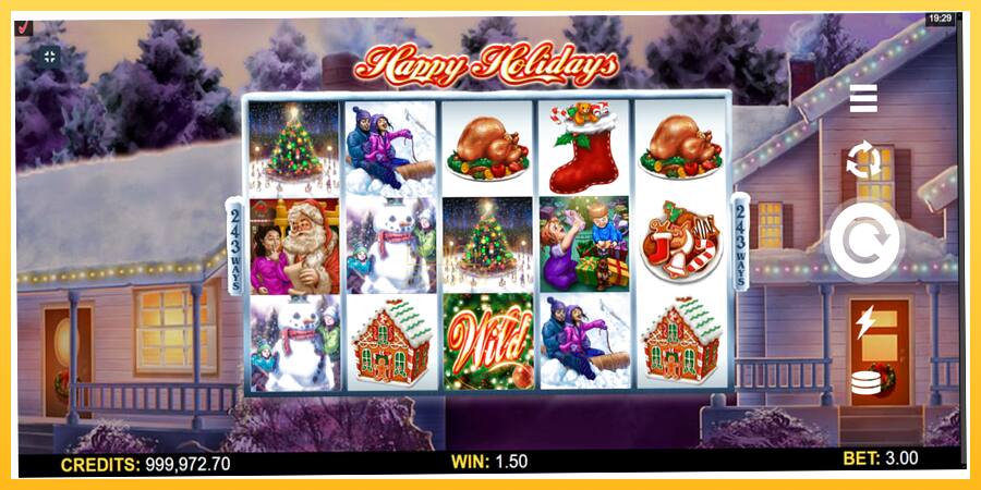 Игровой аппарат Happy Holidays - игра на реальные деньги, картинка 4