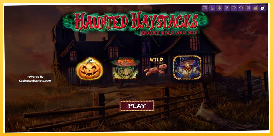 Игровой аппарат Haunted Haystacks - Spooky Hold and Win - игра на реальные деньги, картинка 1