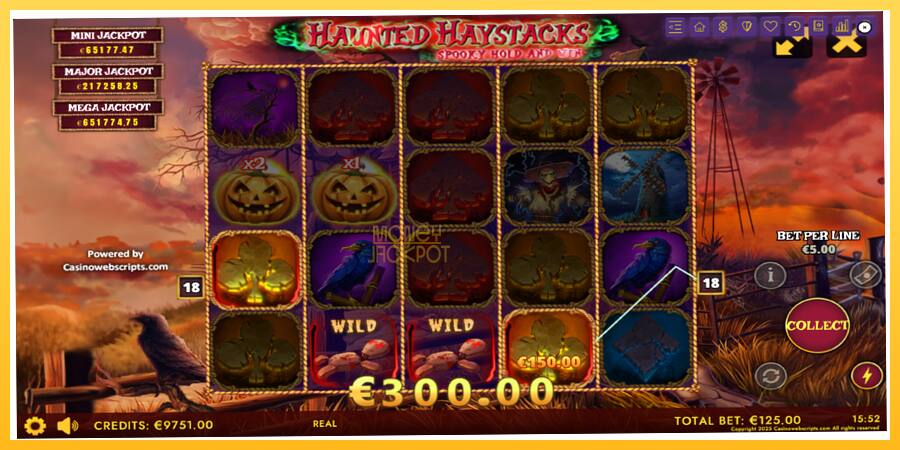 Игровой аппарат Haunted Haystacks - Spooky Hold and Win - игра на реальные деньги, картинка 3