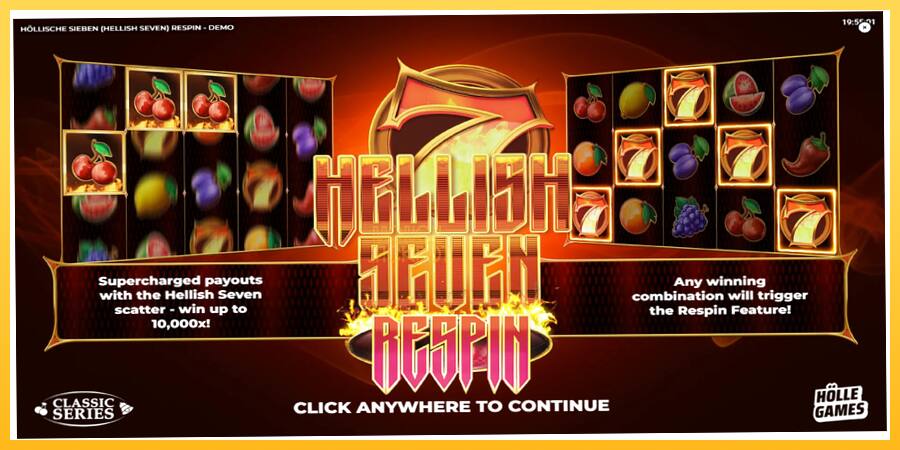 Игровой аппарат Hellish Seven Respin - игра на реальные деньги, картинка 1