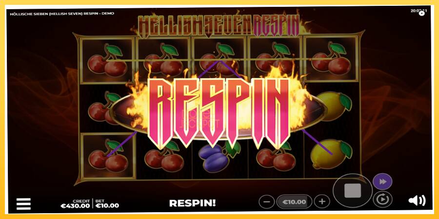 Игровой аппарат Hellish Seven Respin - игра на реальные деньги, картинка 3