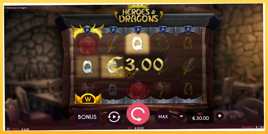 Игровой аппарат Heroes & Dragons - игра на реальные деньги, картинка 3