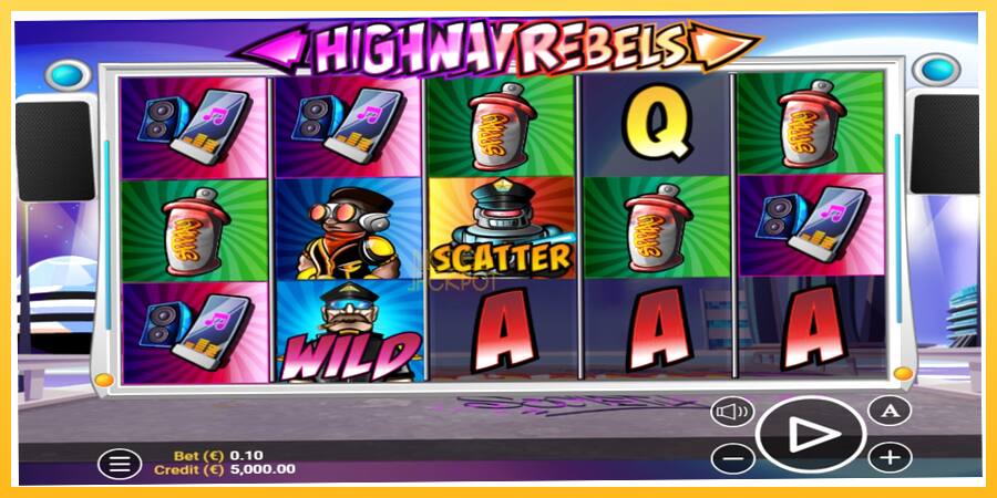 Игровой аппарат Highway Rebels - игра на реальные деньги, картинка 1