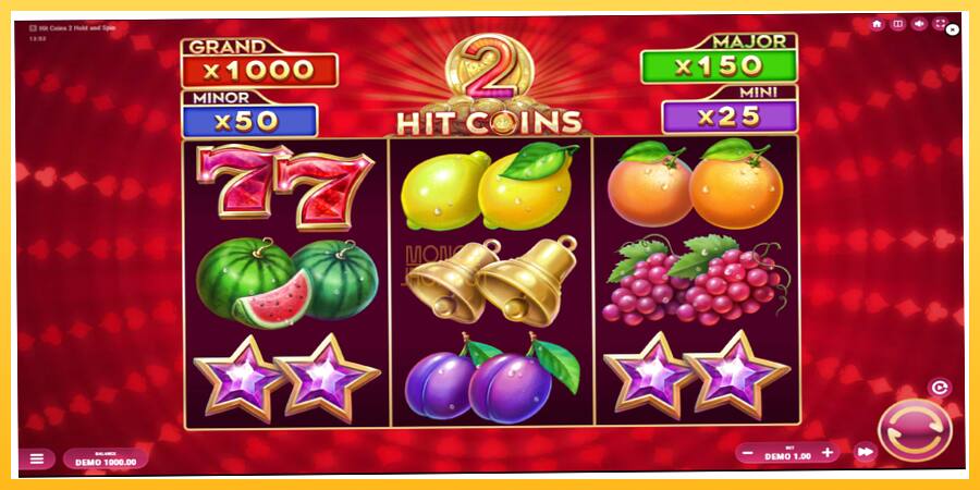 Игровой аппарат Hit Coins 2 Hold and Spin - игра на реальные деньги, картинка 2