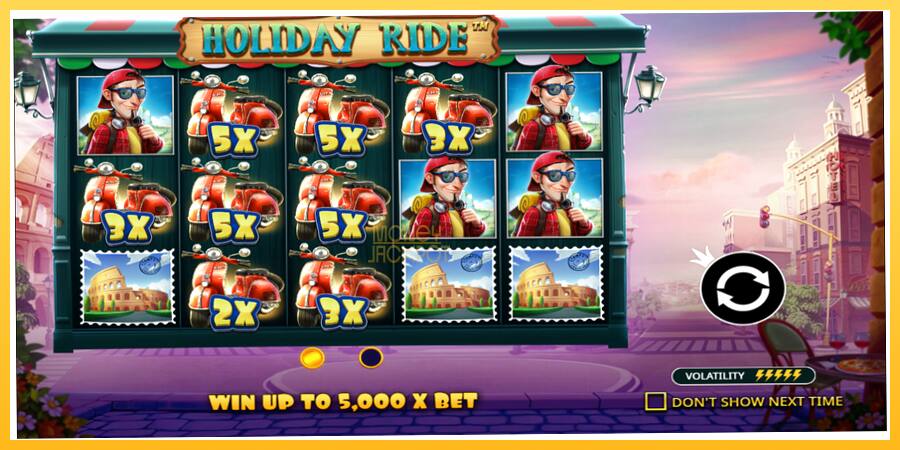 Игровой аппарат Holiday Ride - игра на реальные деньги, картинка 1