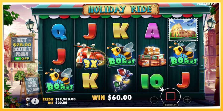 Игровой аппарат Holiday Ride - игра на реальные деньги, картинка 3