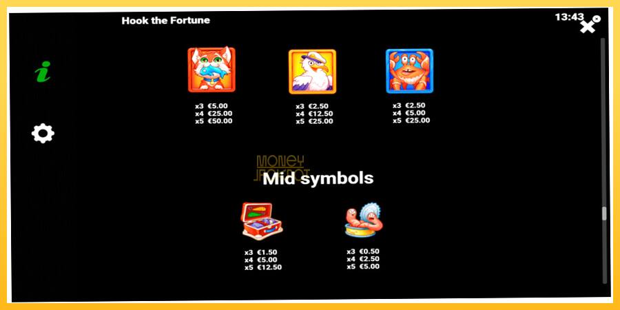 Игровой аппарат Hook the Fortune - игра на реальные деньги, картинка 6