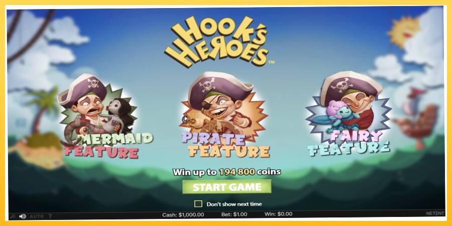 Игровой аппарат Hook’s Heroes - игра на реальные деньги, картинка 1