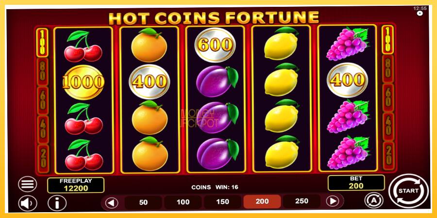 Игровой аппарат Hot Coins Fortune - игра на реальные деньги, картинка 2