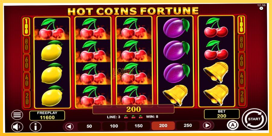 Игровой аппарат Hot Coins Fortune - игра на реальные деньги, картинка 3