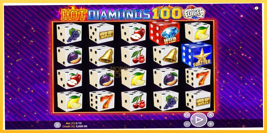 Игровой аппарат Hot Diamonds 100 Dice - игра на реальные деньги, картинка 1